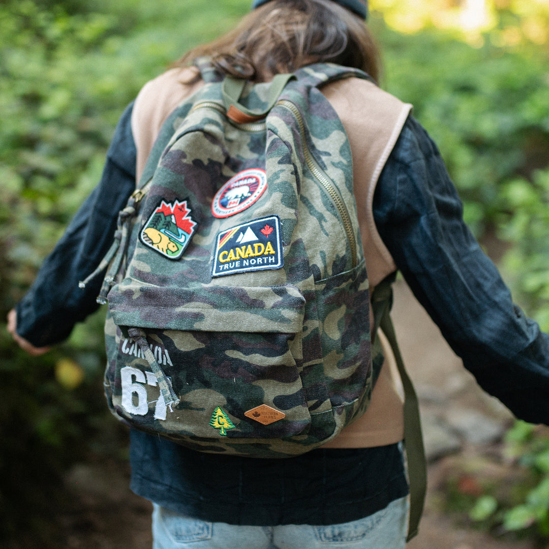 CANADA CAMOUFLAGE CANVAS BACKPACK – Northern Icons